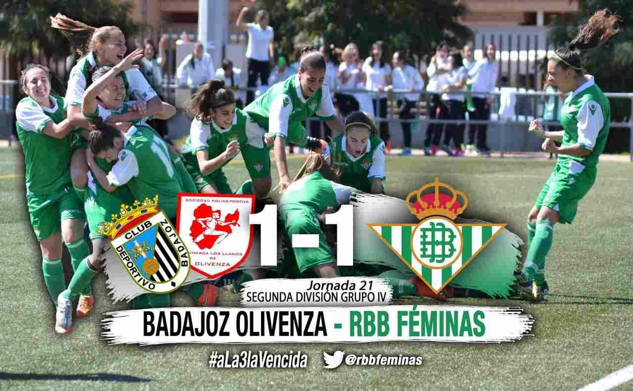 Badajoz Olivenza 1-1 RBB Féminas
