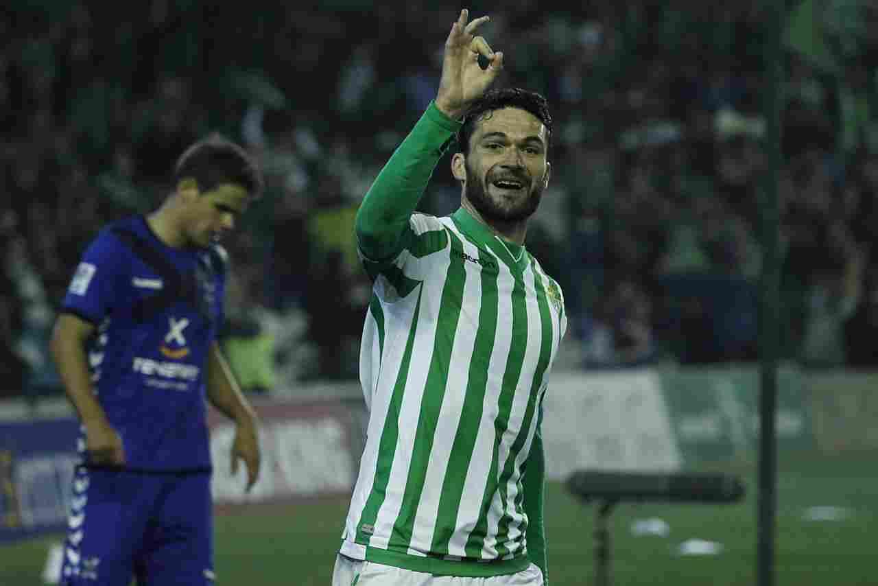 Jorge Molina: "Ojalá pueda seguir sumando muchos más goles con el Real Betis"