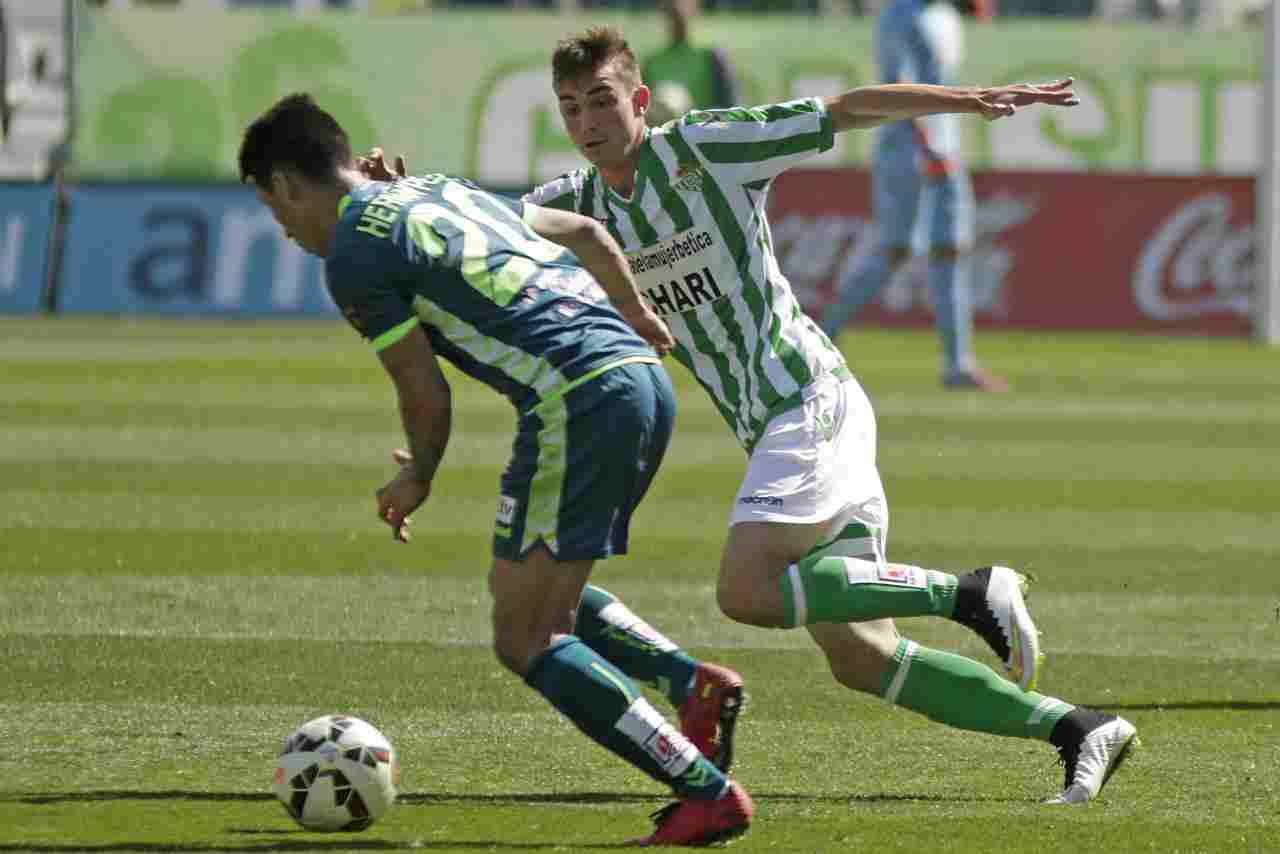 Tras la victoria, sesión de entrenamiento en el Villamarín