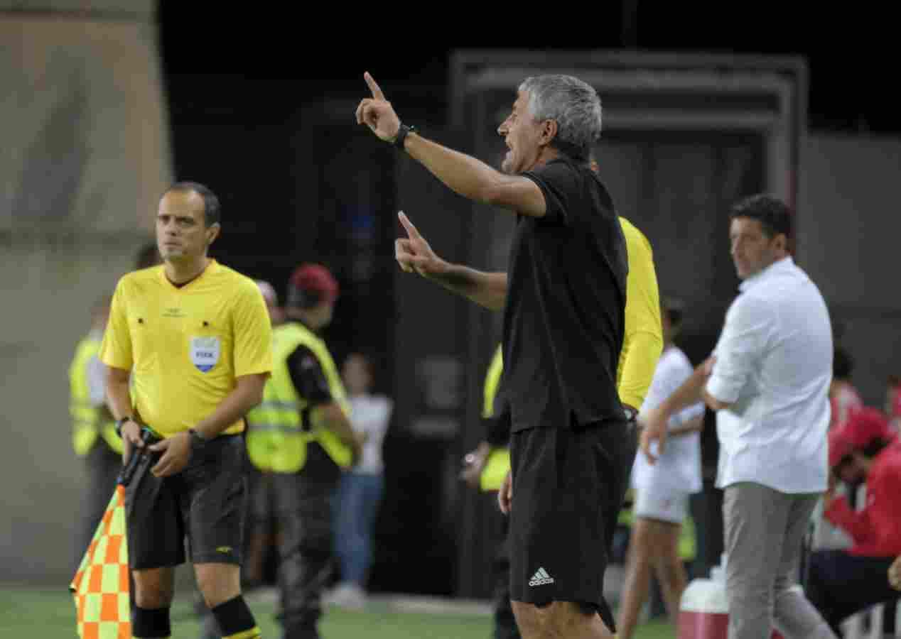 Setién, sobre el debut ante el FC Barcelona: "Nunca sabes realmente cuándo es bueno enfrentarte a estos equipos"