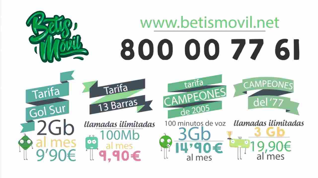 Nace 'Betis Móvil', el primer servicio de telefonía móvil para los aficionados de un club de fútbol en España