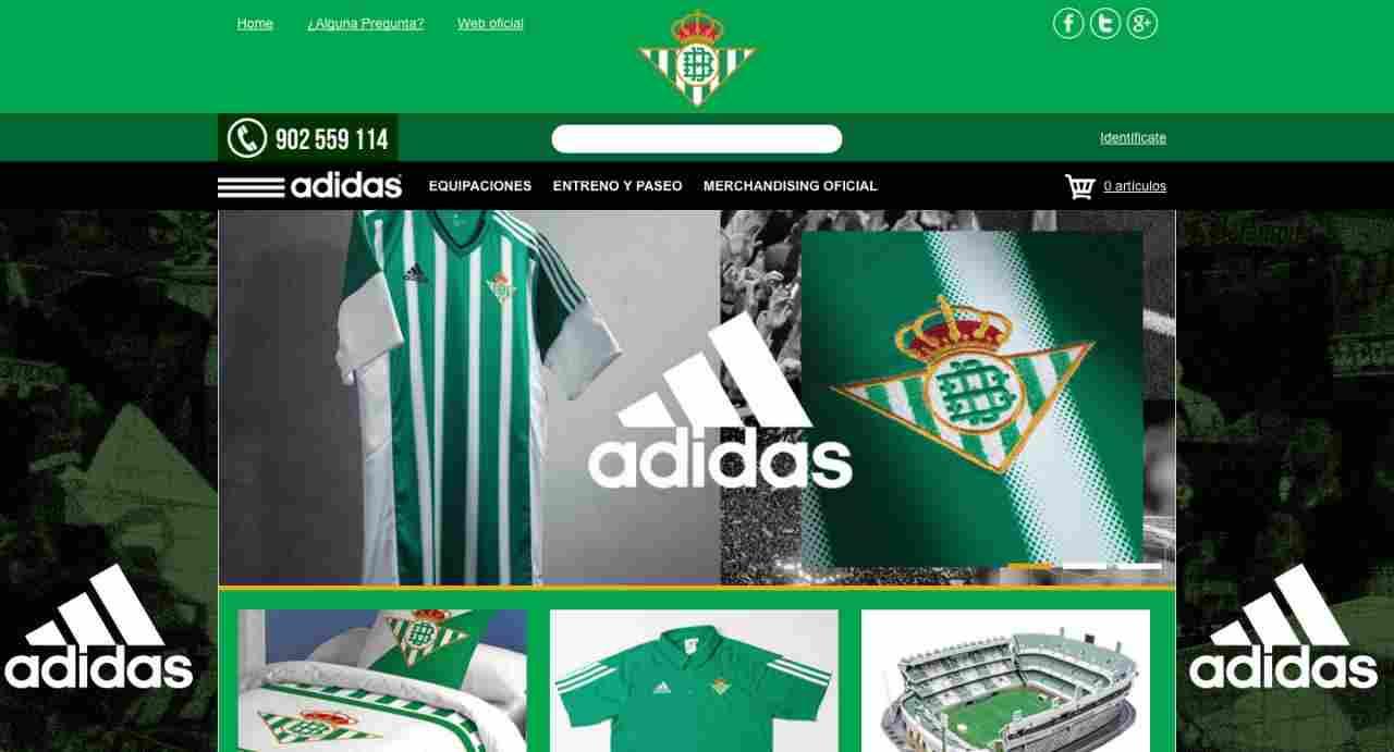 Ofertas especiales de productos Adidas para los abonados béticos
