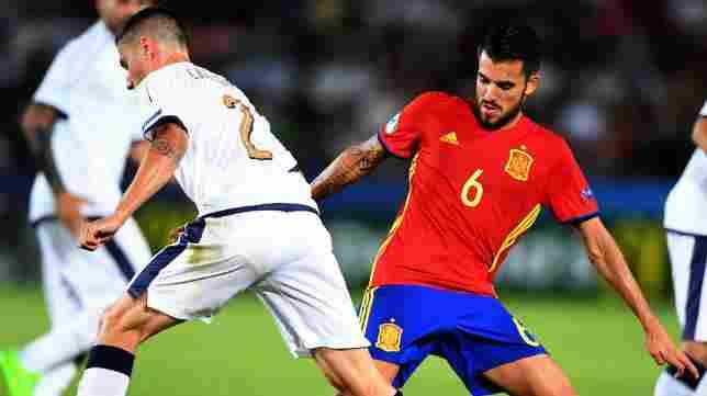 La España de Ceballos cae ante Alemania en la final del Europeo Sub-21 (1-0)