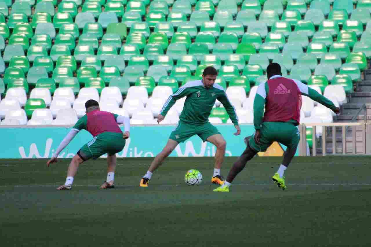 El Real Betis continúa preparando el partido frente al Athletic Club