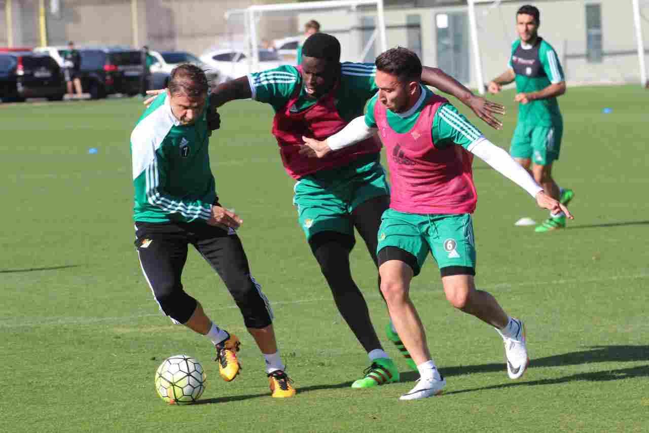 Varias ausencias en el entrenamiento del lunes