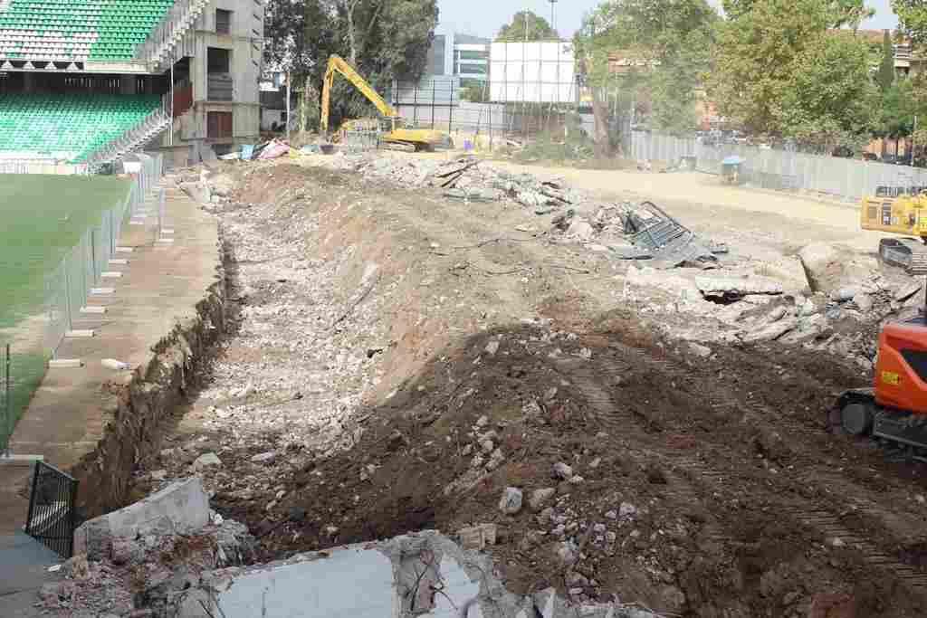 Comienza la excavación del sótano y el aparcamiento de Gol Sur