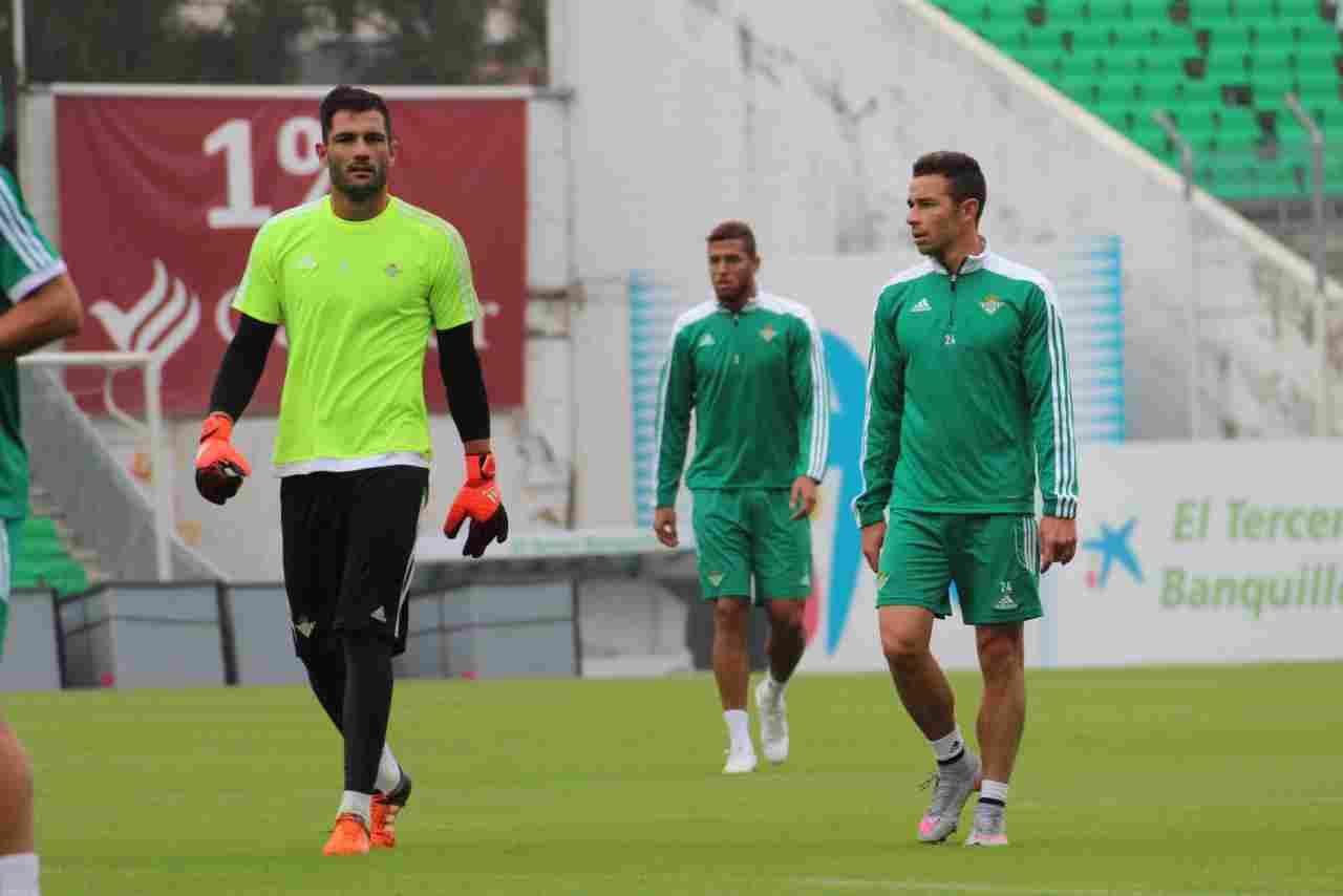 Rubén se entrena con el grupo; Jorge Molina, baja para el partido contra el RCD Espanyol