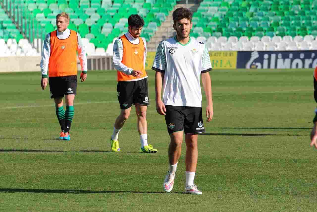 Dani Ceballos se ejercita con normalidad en la sesión del miércoles