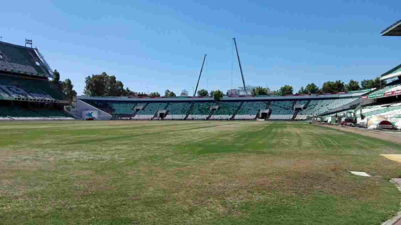 Continúan las obras en Gol Sur con el desmontaje del videomarcador