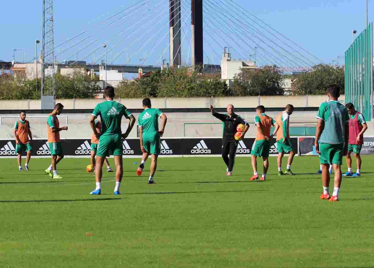 Ensayo táctico para continuar preparando el partido ante el Athletic Club