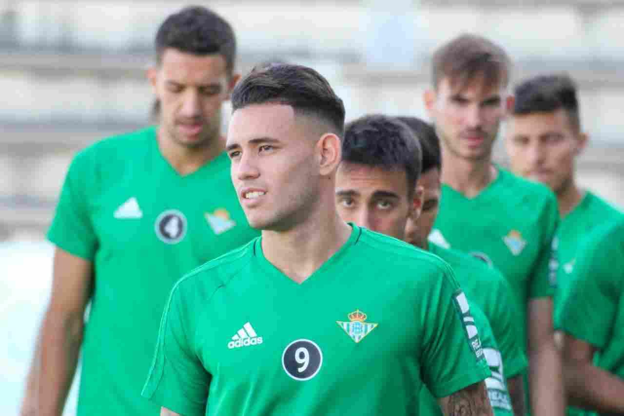 Sanabria completa la sesión del jueves a las órdenes de Quique Setién