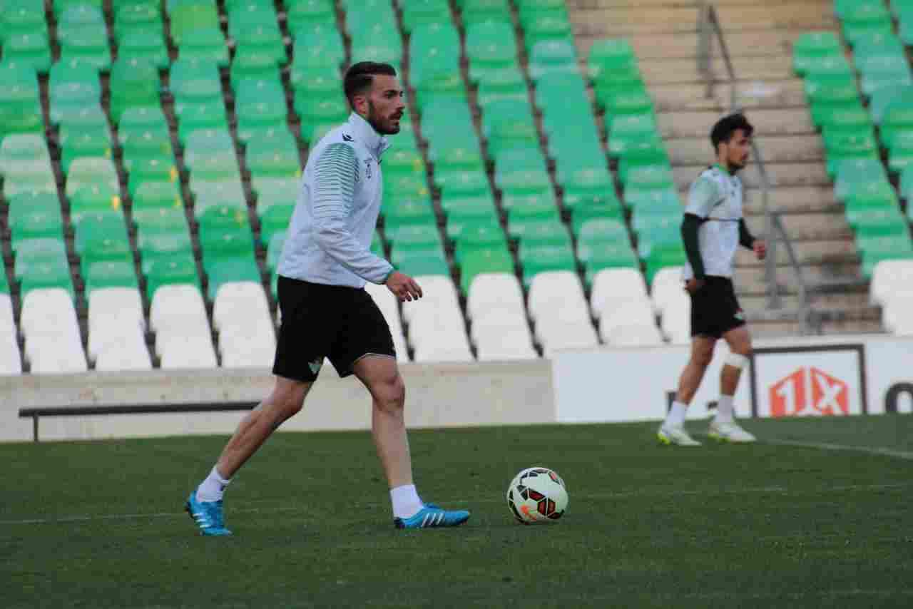 Partidillo de entrenamiento ante el Juvenil de División de Honor en el segundo ensayo del jueves 