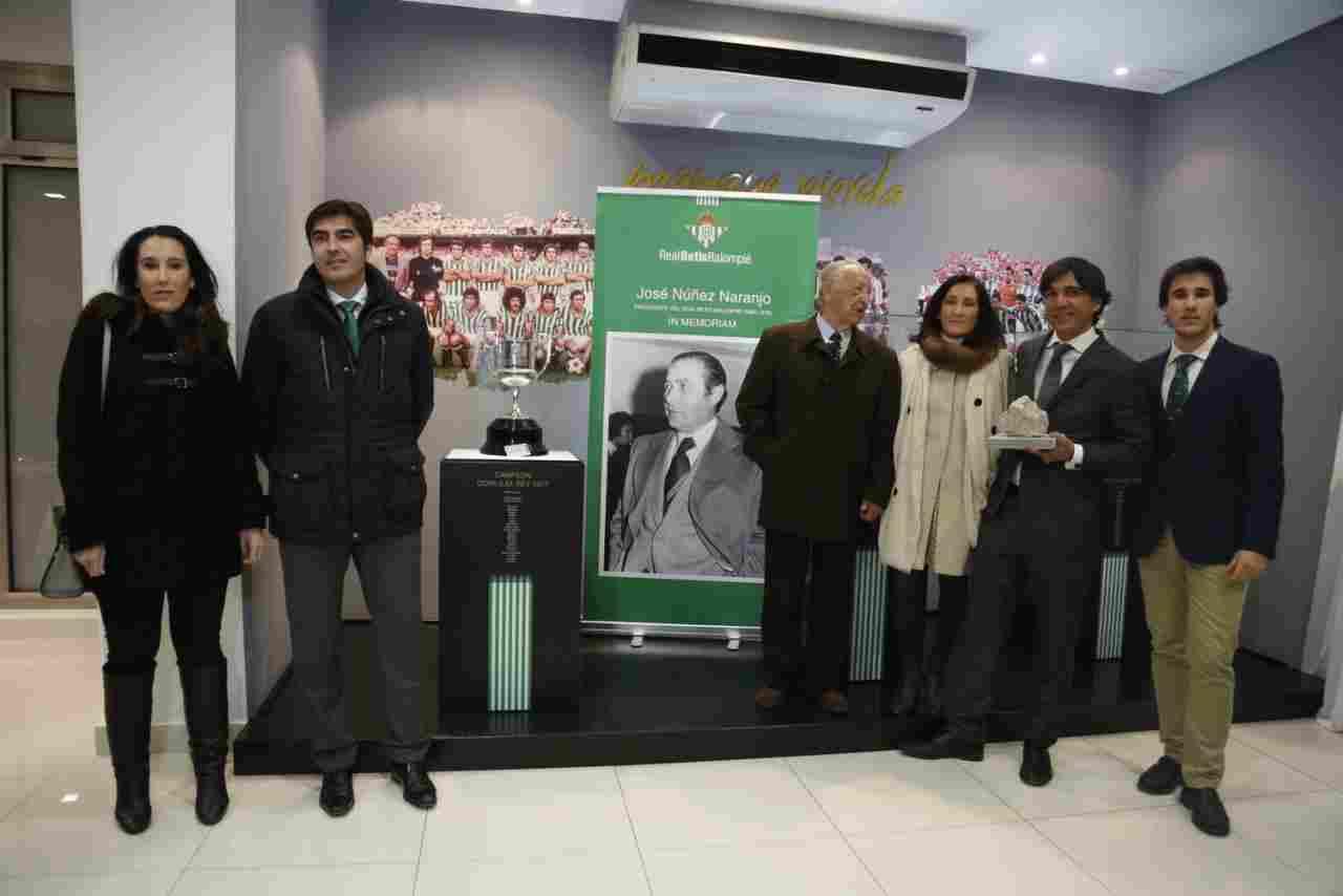 El Real Betis recordó la figura del presidente Núñez Naranjo