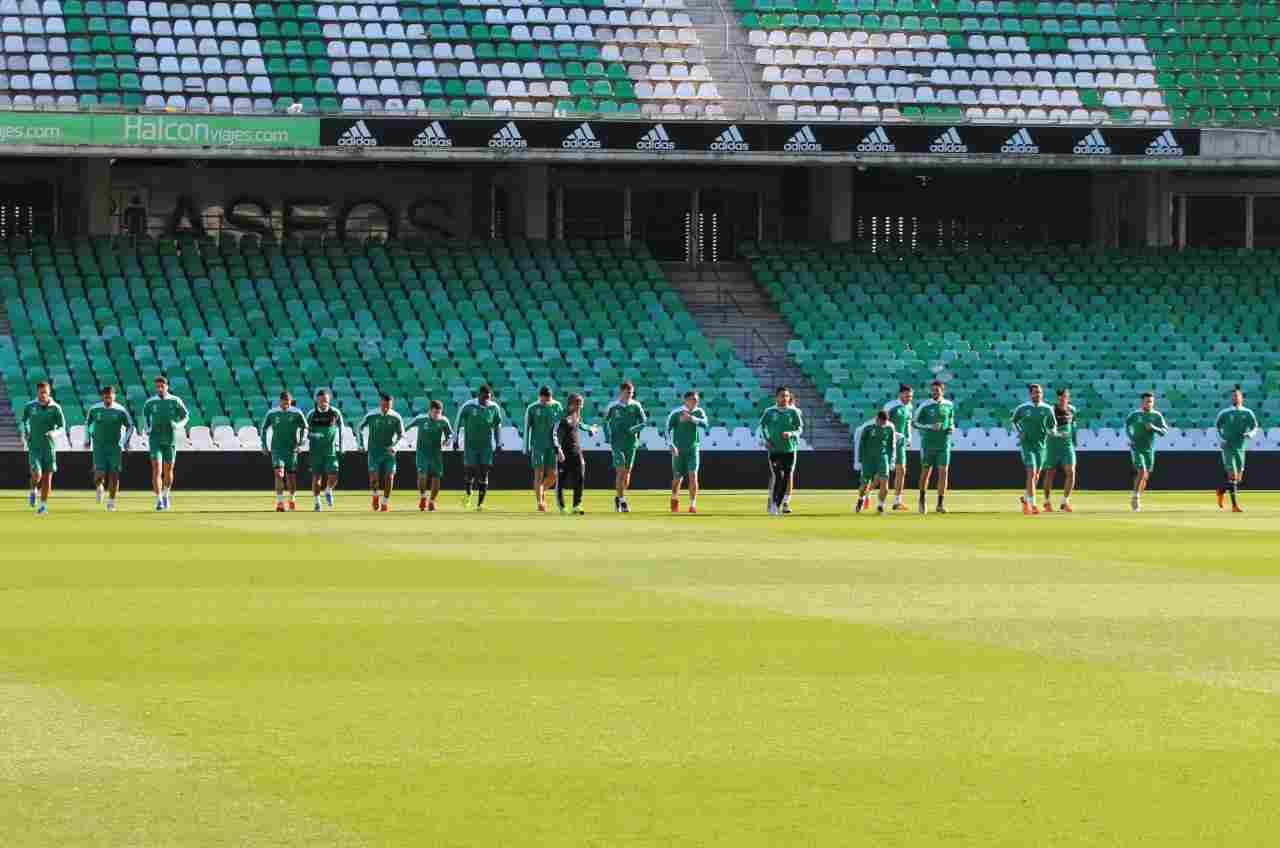 El Real Betis sigue preparando el partido contra el Levante UD