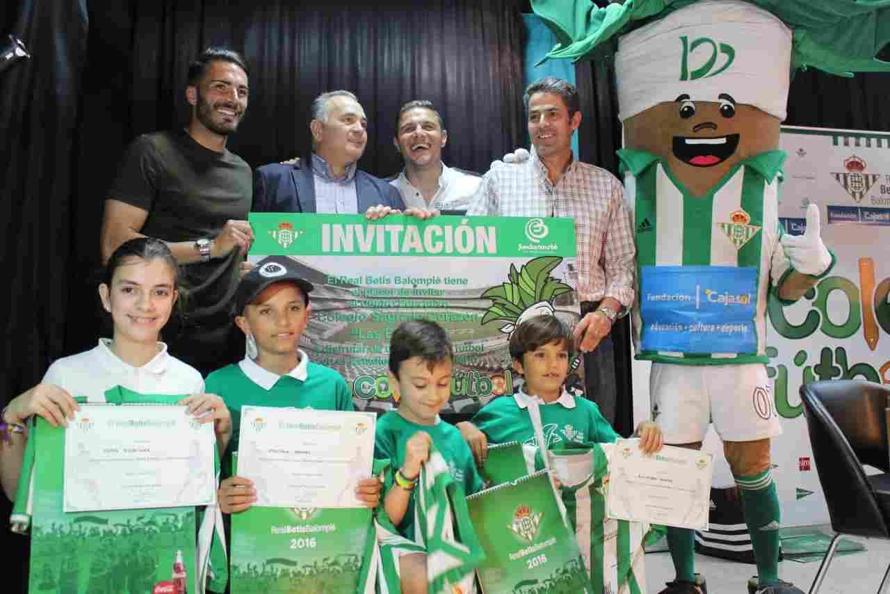 El Real Betis Balompié visita el Colegio Sagrado Corazón – Esclavas