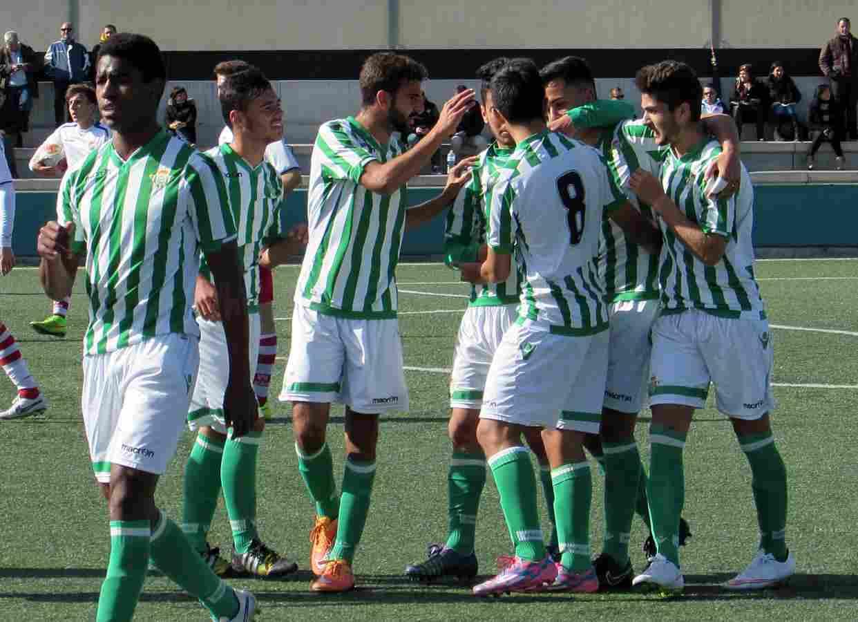 El Real Betis Juvenil A remonta al CD Santa Fe en una gran segunda parte (5-2)