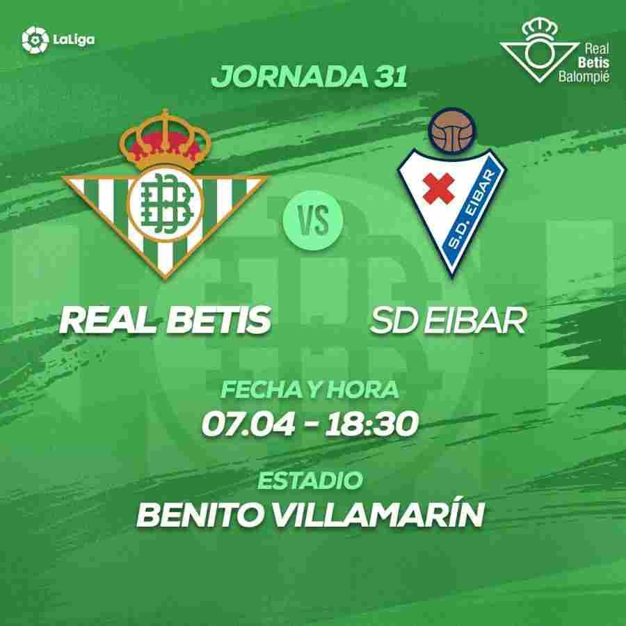 Ante la SD Eibar, el sábado 7 de abril a las 18:30 horas