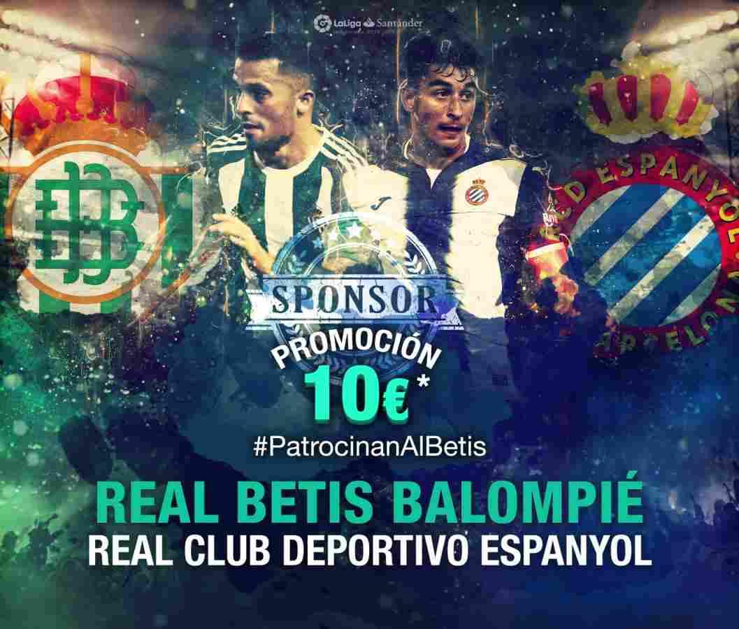 #PatrocinanAlBetis, promoción para el partido frente al RCD Espanyol