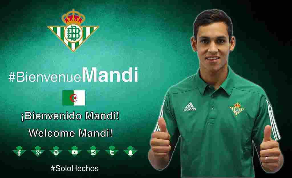 El Real Betis ficha a Aïssa Mandi para las próximas cinco temporadas