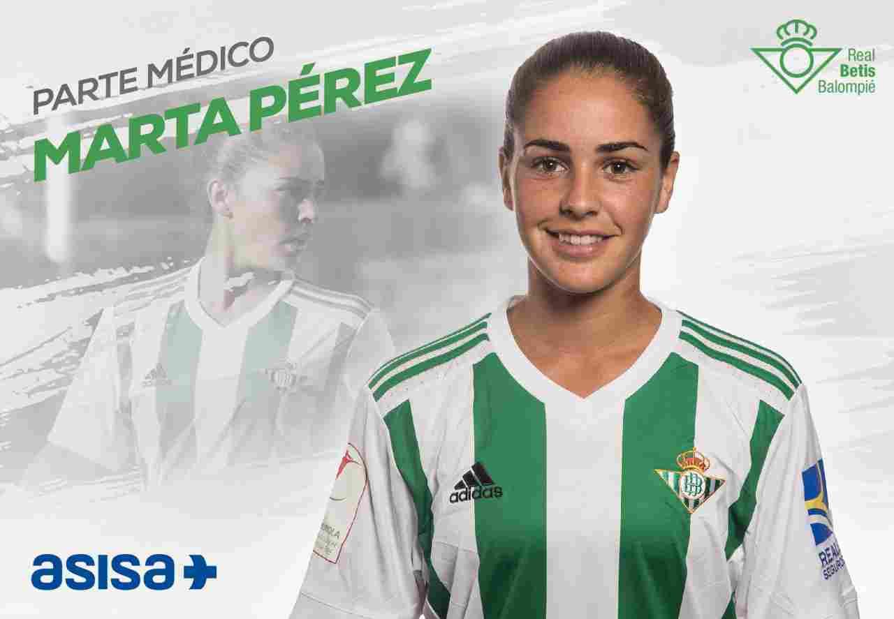 PARTE MÉDICO | Marta Pérez ha sido intervenida hoy por artroscopia en su rodilla izquierda