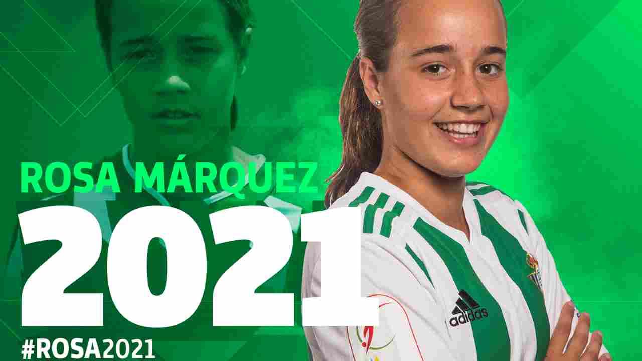 Rosa Márquez amplía su contrato con el Real Betis Féminas hasta 2021