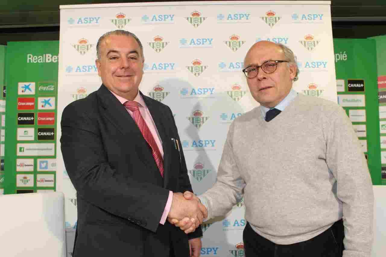 ASPY Prevención, nuevo patrocinador del Real Betis Balompié