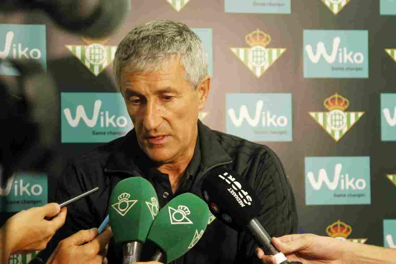 Setién: “Las sensaciones son positivas; el equipo va mejorando”