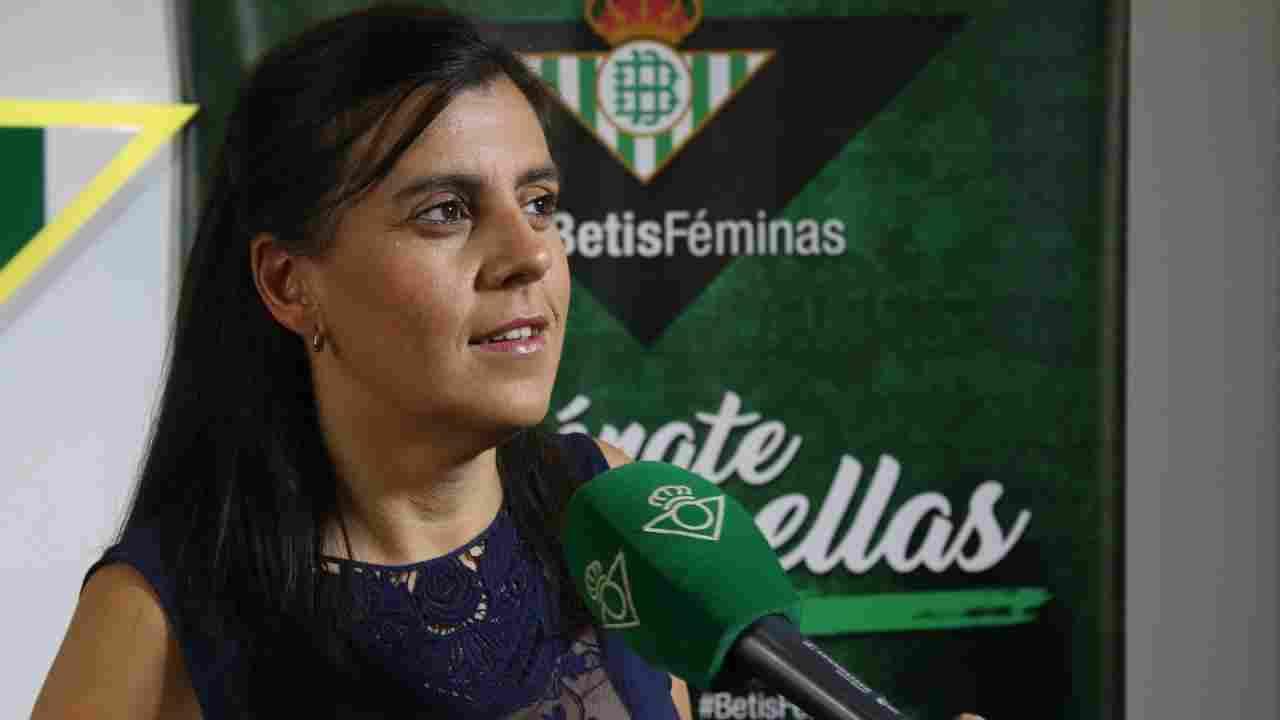 María Victoria López: “Hacemos un llamamiento para que los béticos arropen a su equipo femenino en el Villamarín”