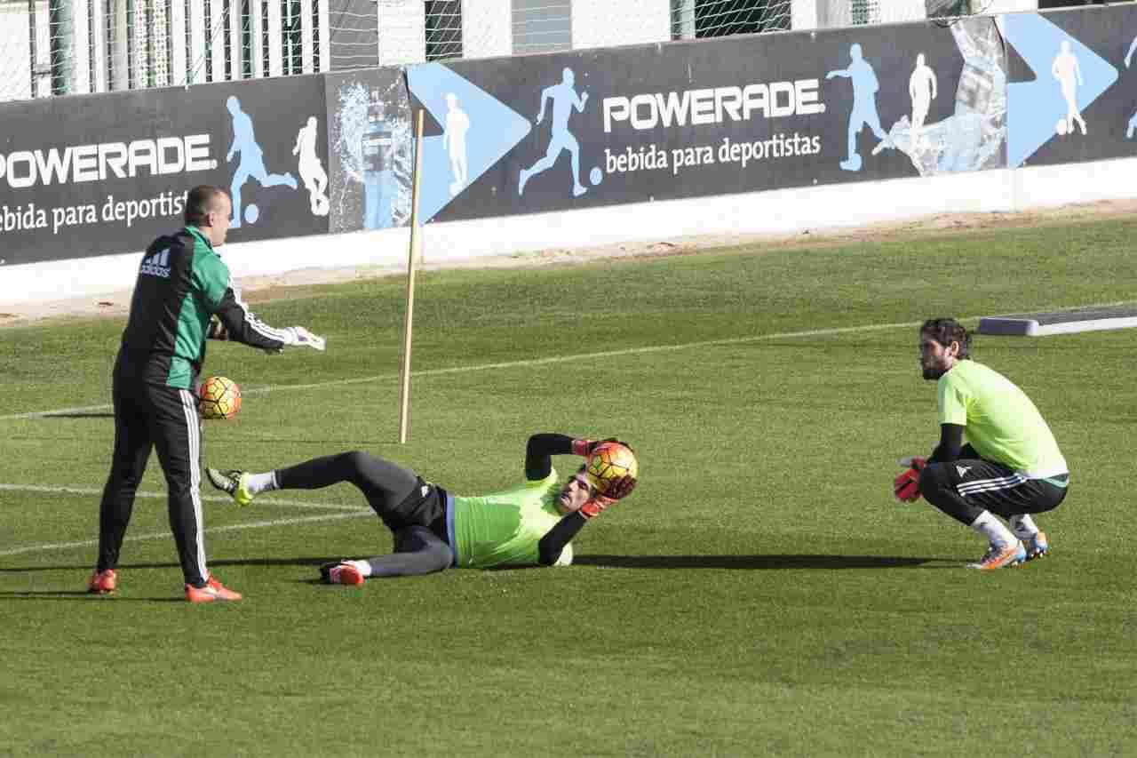 Penúltimo entrenamiento antes de la visita del RC Celta de Vigo
