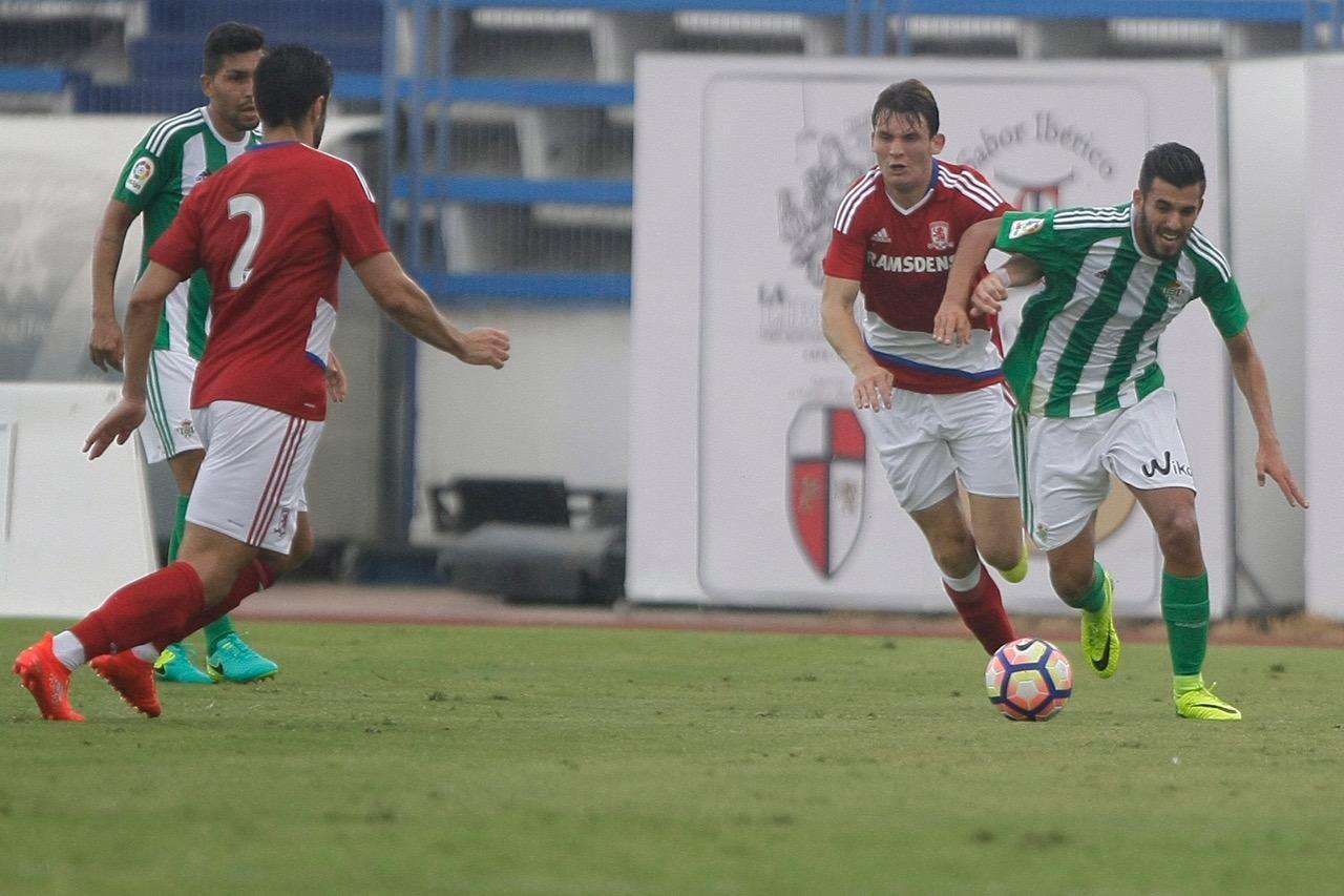 Real Betis-Middlesbrough: Pleno de victorias en el primer stage de pretemporada (2-1)