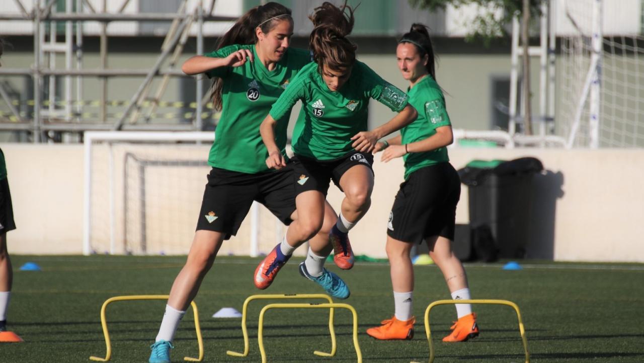 Primera sesión de trabajo de la semana pensando ya en la Copa de la Reina