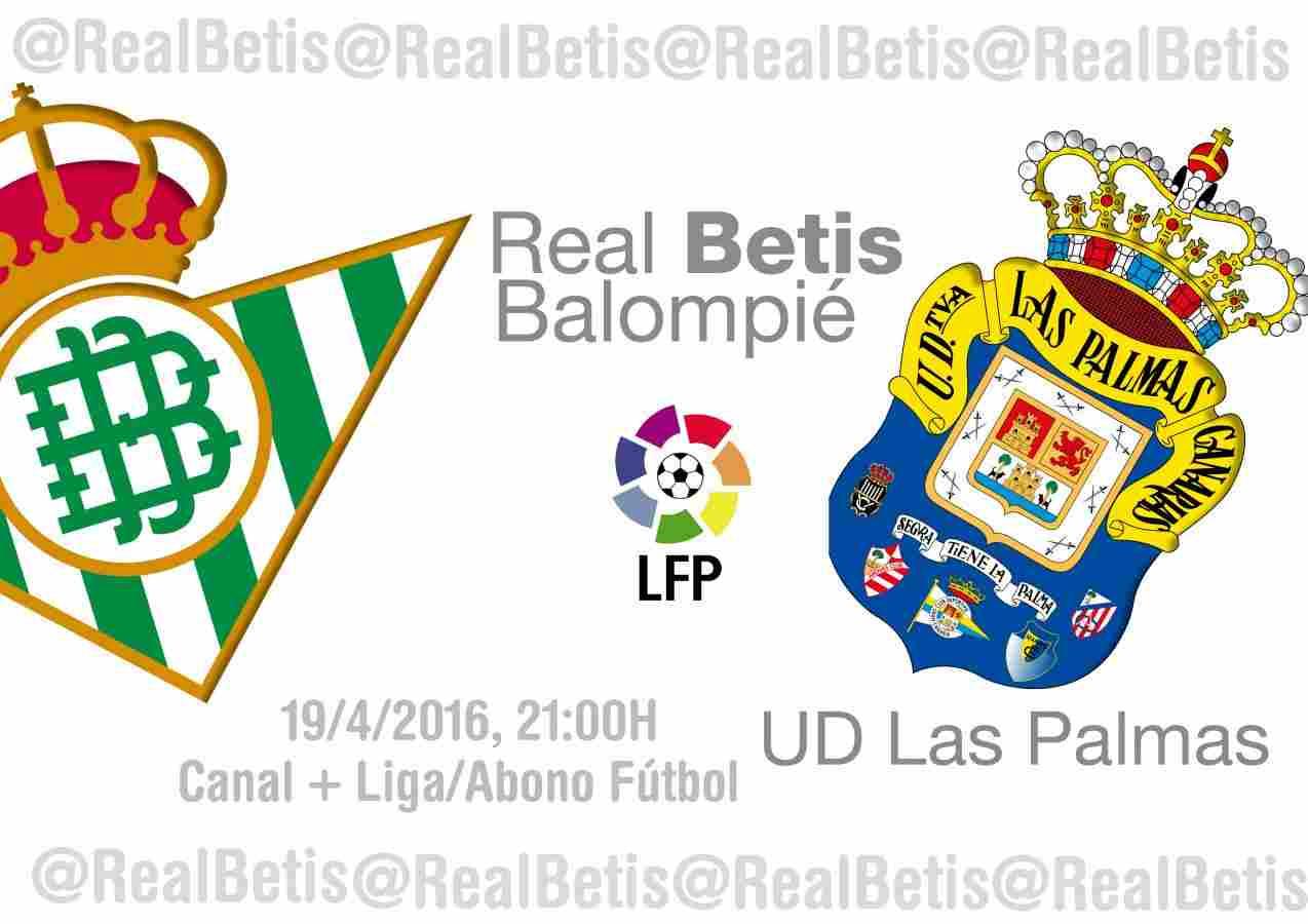 PREVIA | Jornada 34: Real Betis-UD Las Palmas