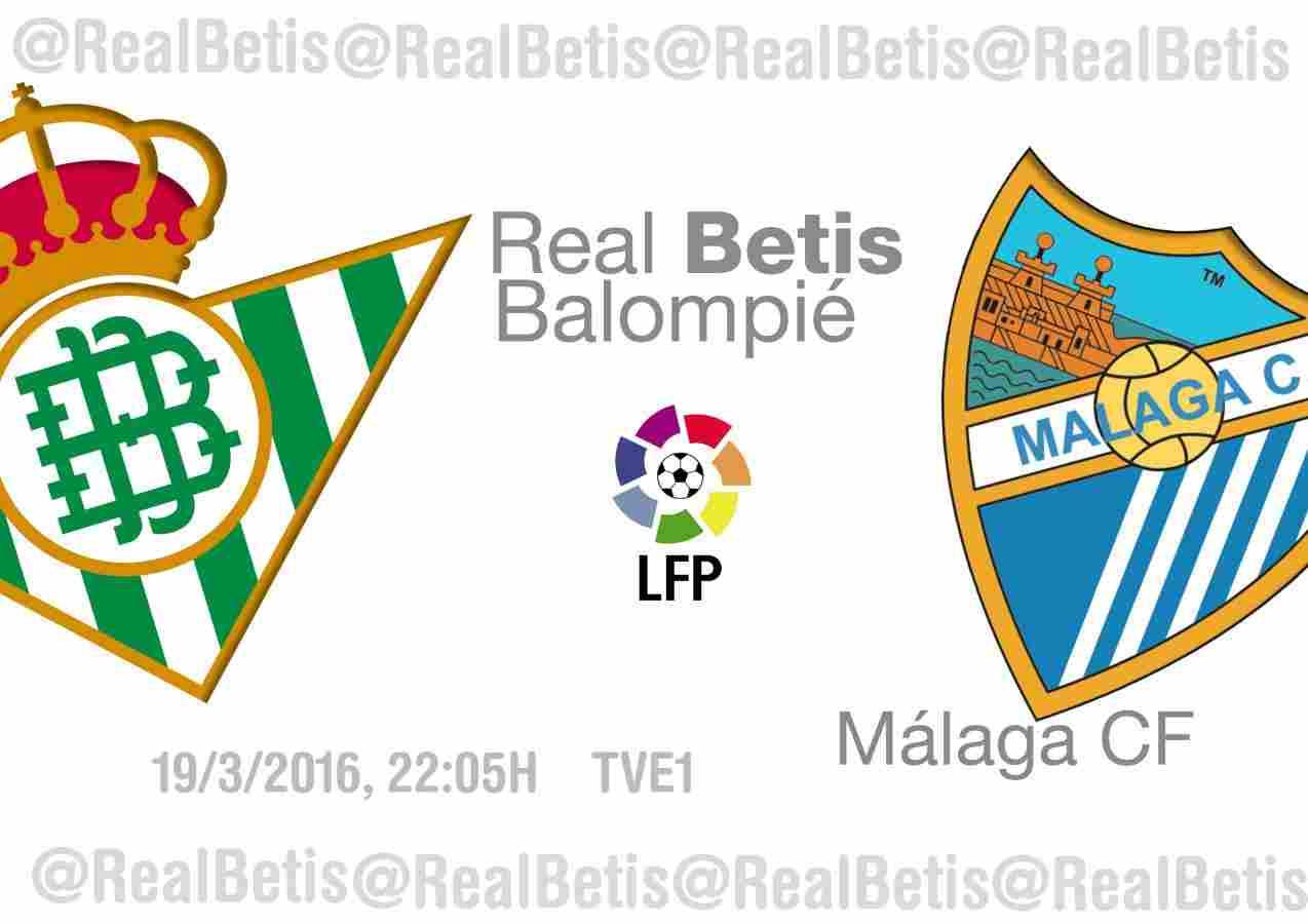 PREVIA | Jornada 30: Real Betis-Málaga CF