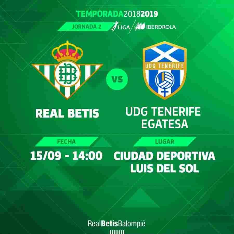 Real Betis Féminas – UD Granadilla Egatesa, sábado a las 14:00 horas