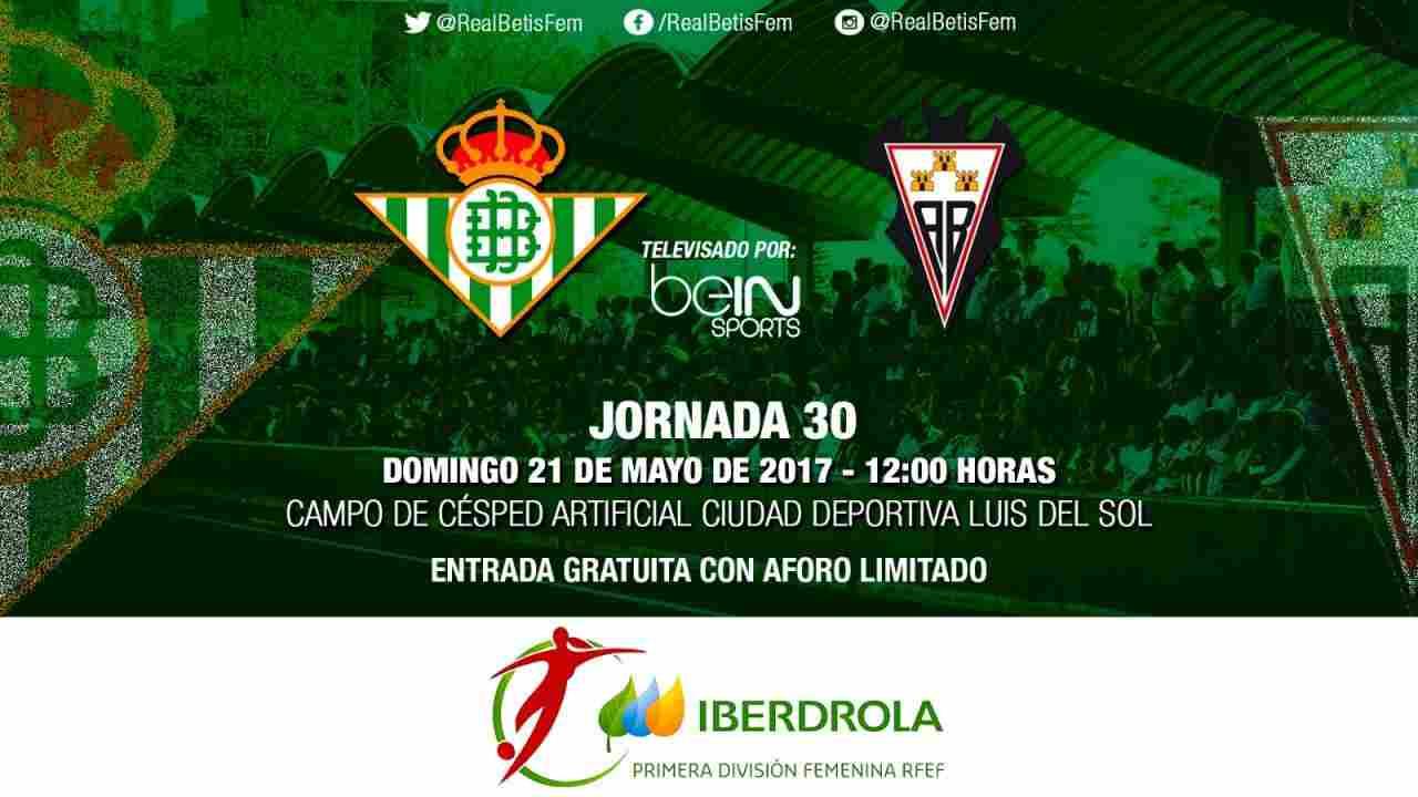 Real Betis Féminas - Fundación Albacete, domingo a las 12:00 horas