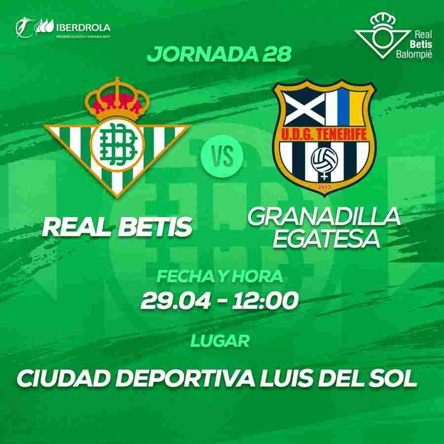 Real Betis Féminas – Granadilla, domingo a las 12:00 horas
