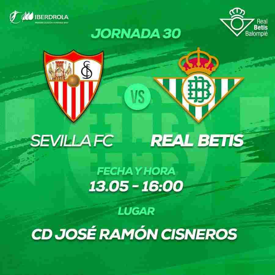 El derbi femenino sevillano se jugará finalmente el domingo a las 16:00 horas 