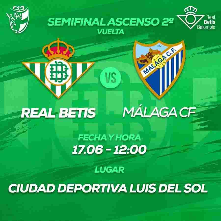 Real Betis Féminas 'B' - Málaga CF 'B', domingo a las 12:00 horas