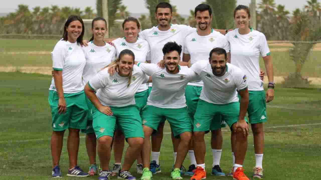 Ana Llamas, segunda entrenadora del Betis Féminas; Manuel Halcón, nuevo preparador físico