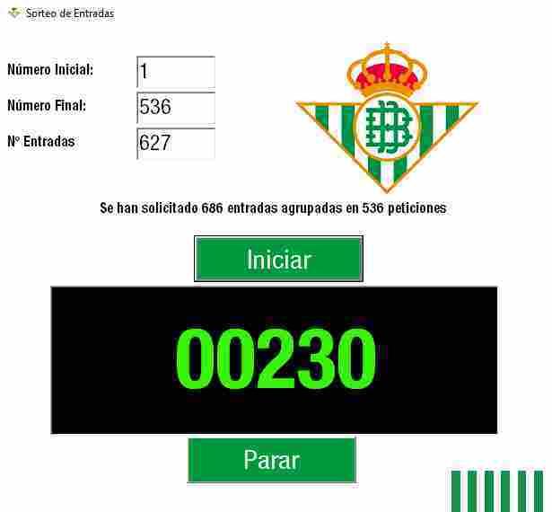 El canje de las entradas para el derbi se realizará esta tarde de 15:30 a 17:00 horas