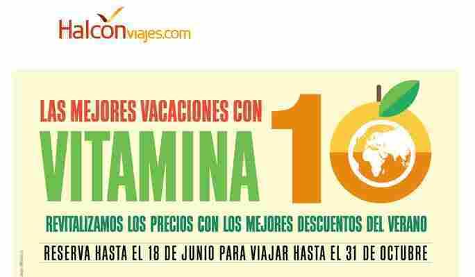 Disfruta de tus vacaciones de verano con los mejores descuentos gracias a Halcón Viajes