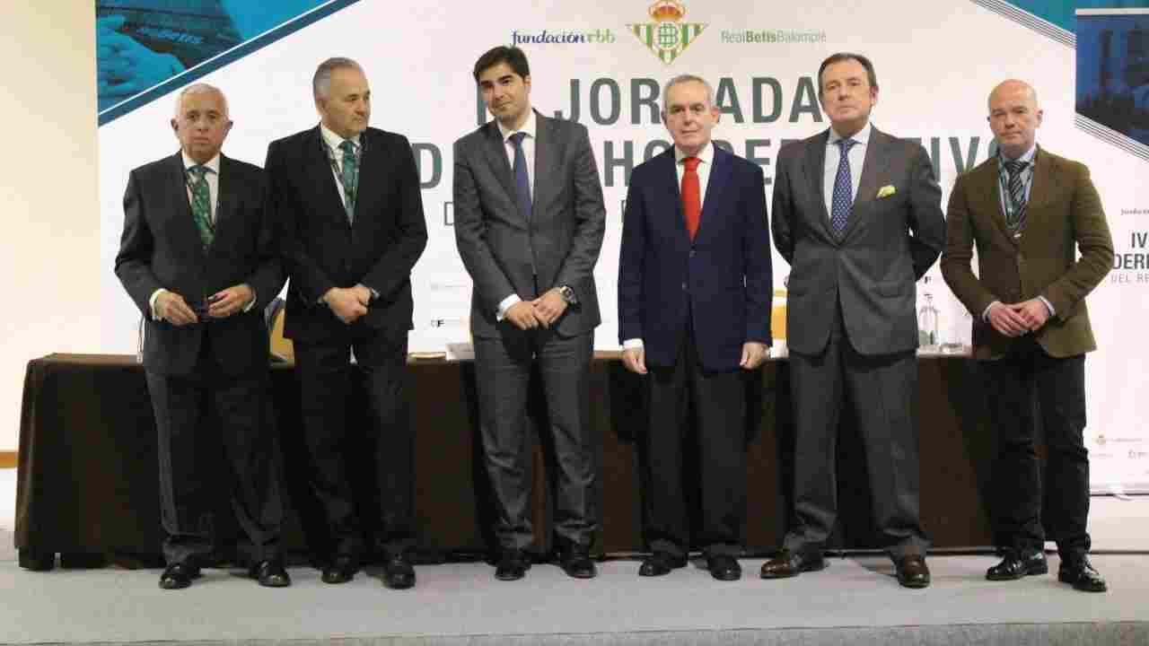 Inauguración de las IV Jornadas de Derecho Deportivo del Real Betis Balompié