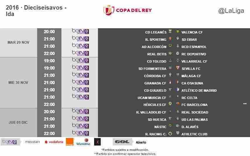 Real Betis-RC Deportivo de La Coruña, martes 29 de noviembre a las 22:00 horas