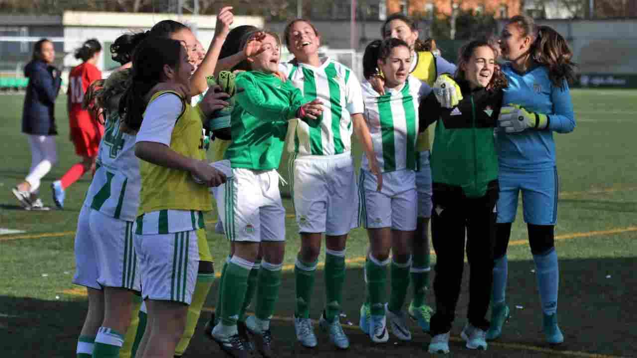 Goleadas del filial del Real Betis Féminas y del equipo infantil