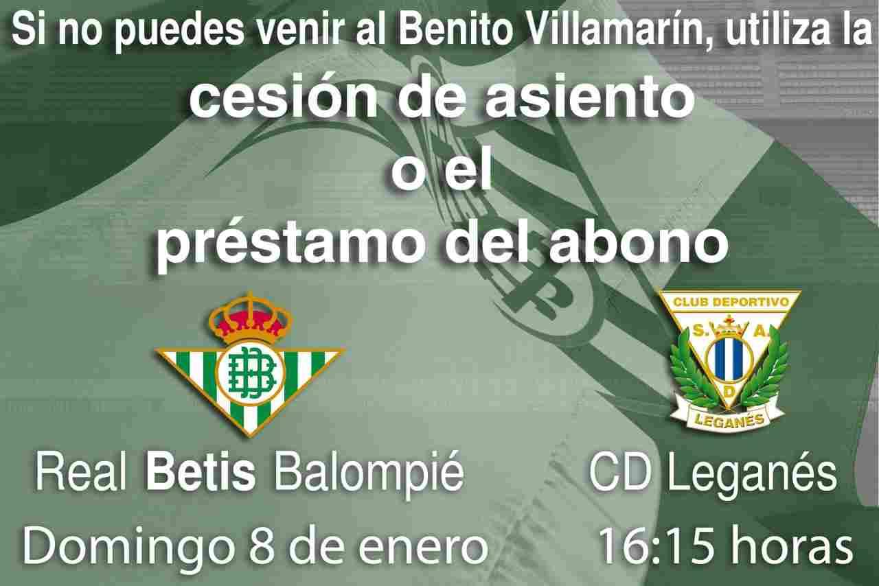 Si no puedes acudir al Villamarín, utiliza la 'Cesión de asiento' o el 'Préstamo del abono'