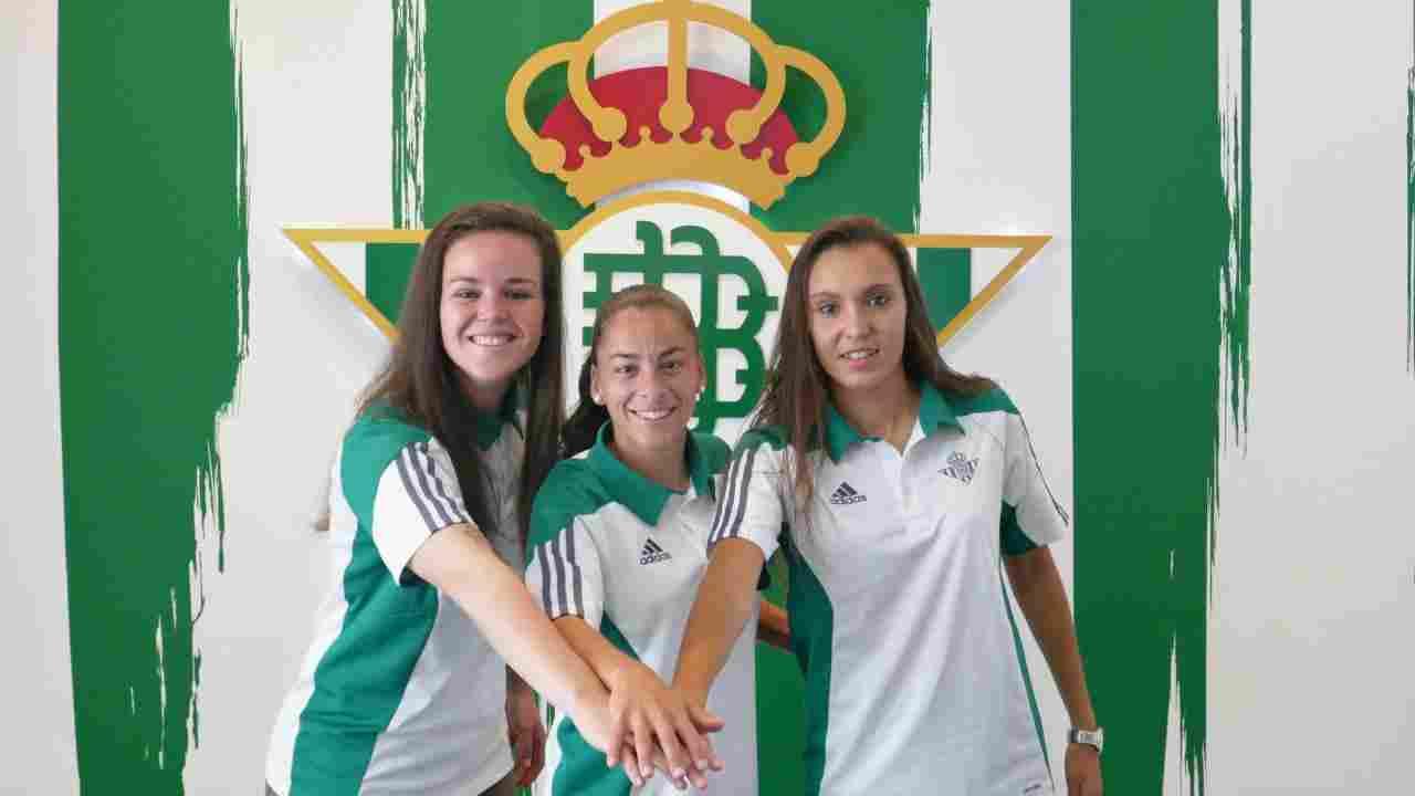 Nuria Ligero ‘Nana’, Miriam López y ‘Yiyi’ renuevan con el Real Betis Féminas