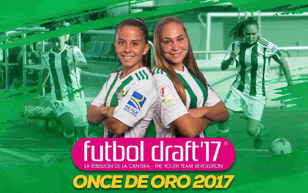 Paula Perea e Irene Guerrero, en el Once de Oro de Fútbol Draft