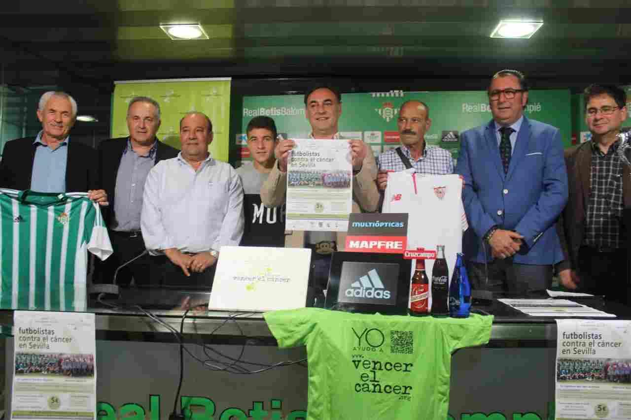 El 24 de octubre, encuentro solidario entre exjugadores del Real Betis y veteranos del Sevilla FC 