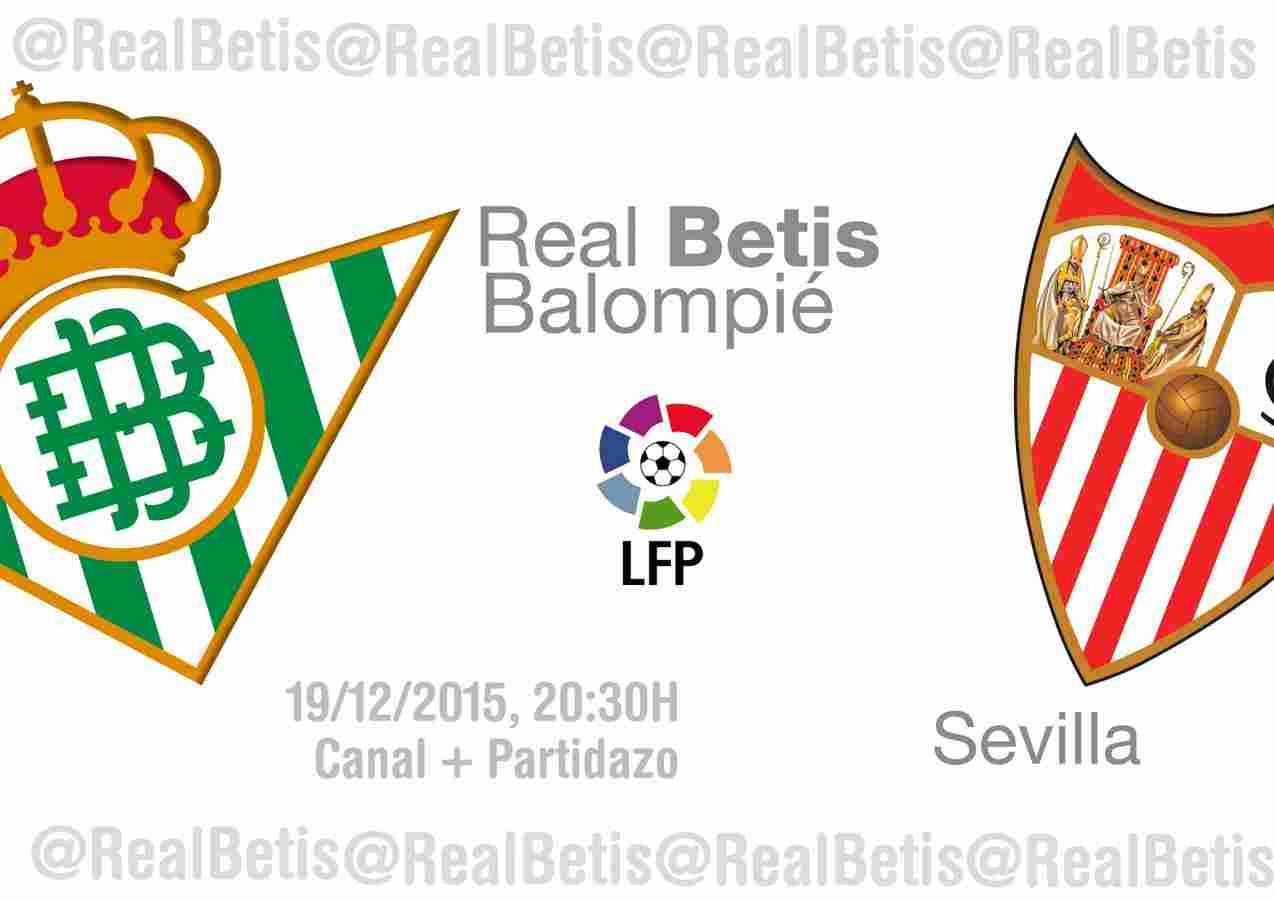 Real Betis-Sevilla: ¡A por el derbi, vamos Betis!