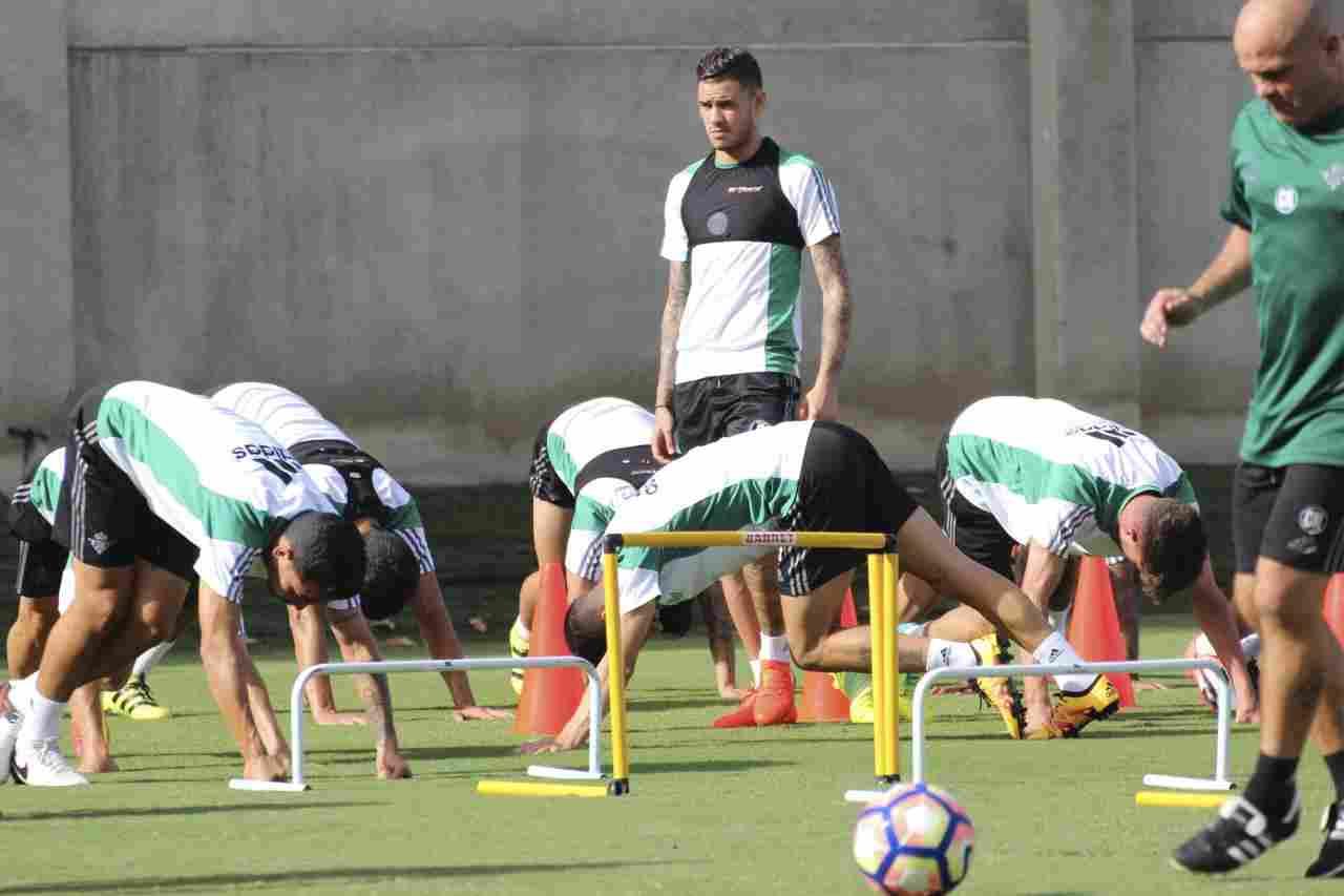Sanabria regresa al trabajo con el grupo